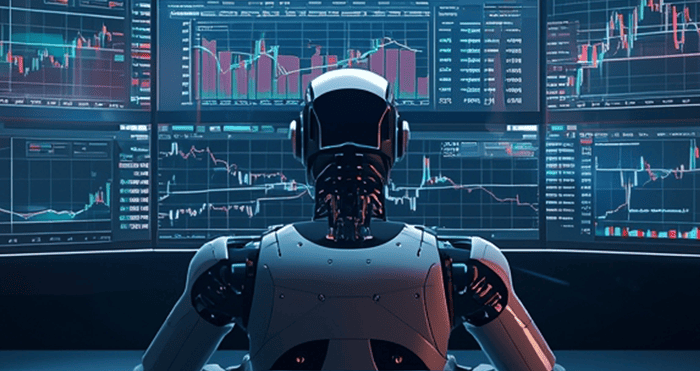 AI assistant monitoring multiple forex dashboards